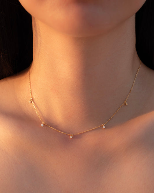 Bloomy Necklace │ 花鑽項鍊