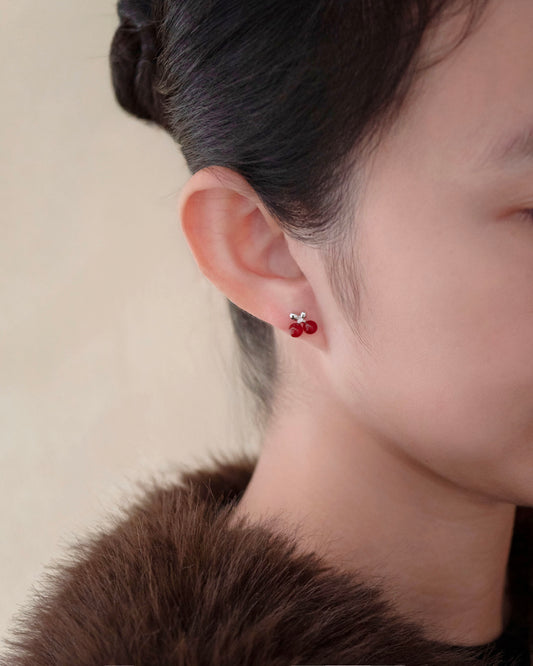 Sweet Cherry Earrings │ 甜櫻 耳環
