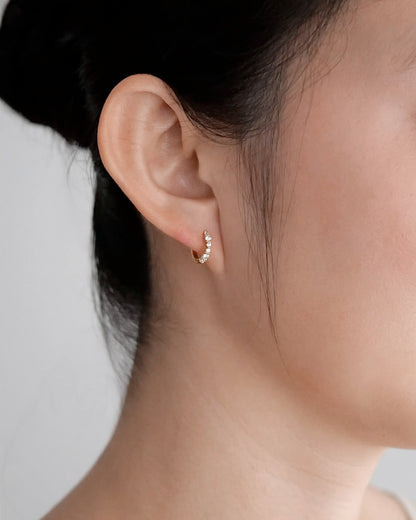 Belle Hoops │ 蕾絲花圈 耳環