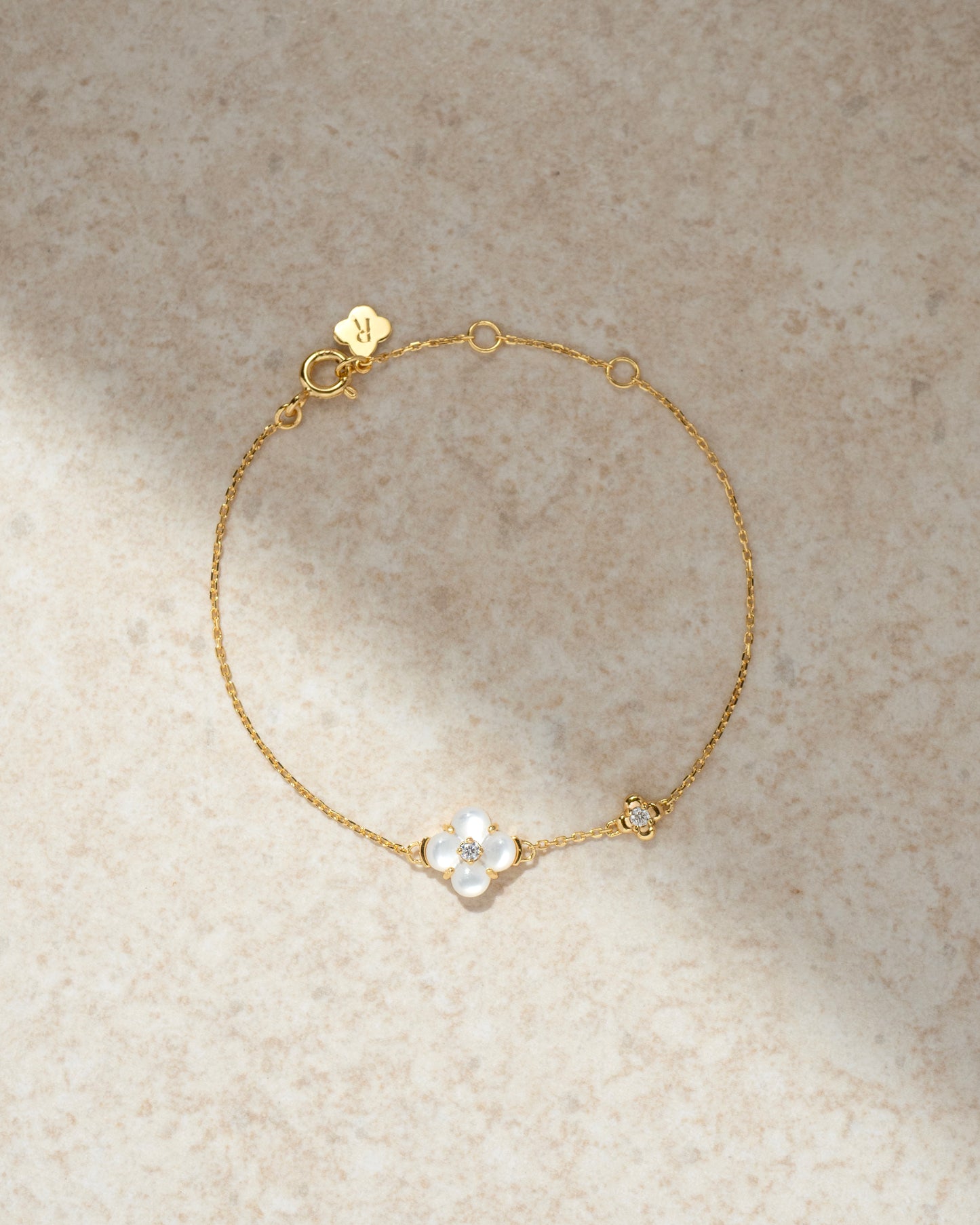 Clova Bracelet │ 四葉花母貝手鍊