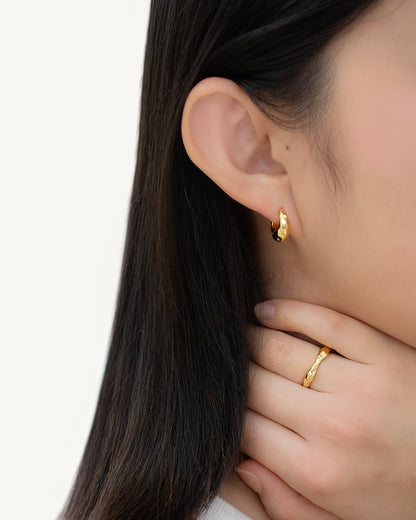 Wavelet Hoops │ 波紋耳圈