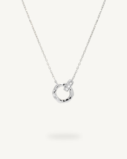 Wavelet Necklace │ 波紋雙環項鍊