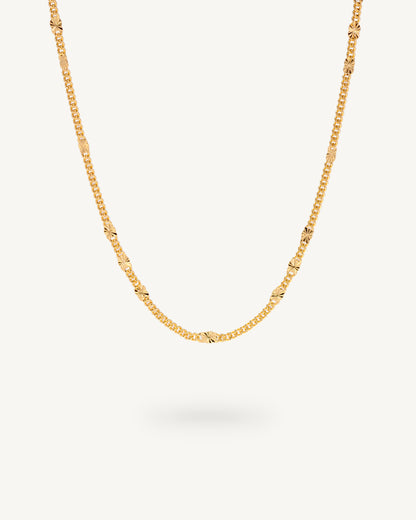 Luce Necklace  │ 微光細古巴項鍊