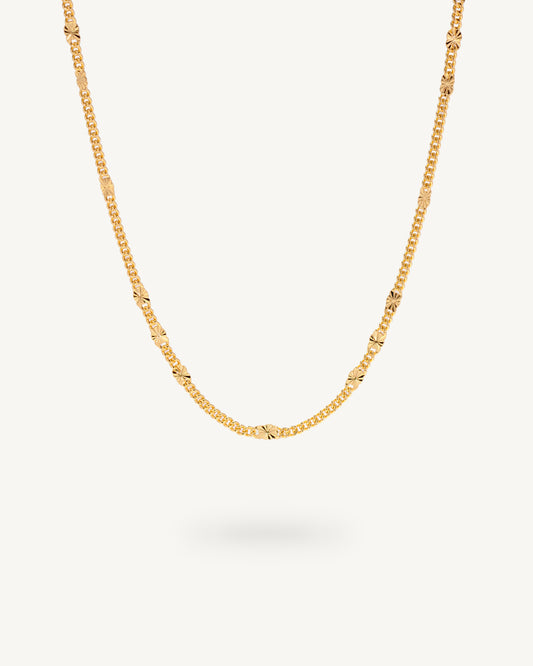 Luce Necklace  │ 微光細古巴項鍊