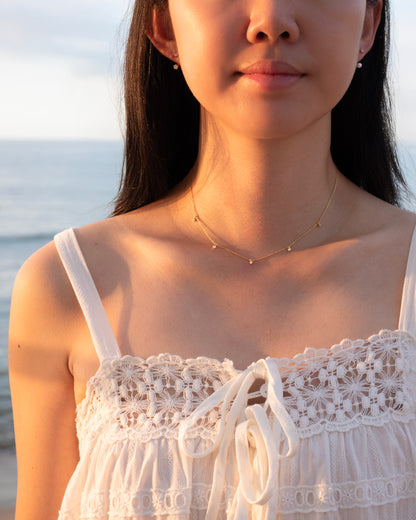 Bloomy Necklace │  花鑽項鍊