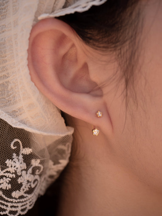 Bloomy Earrings │ 雙花耳環