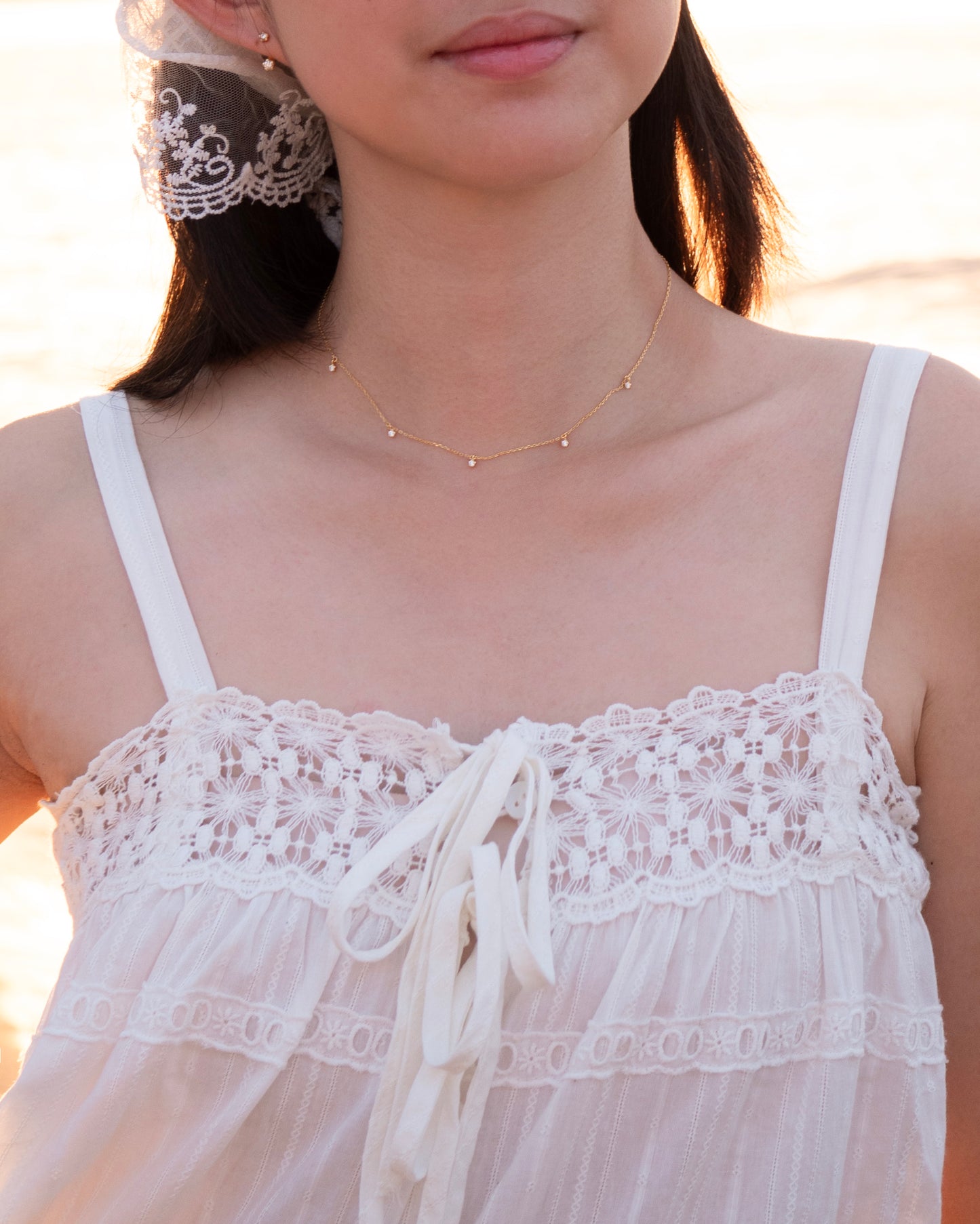 Bloomy Necklace │  花鑽項鍊