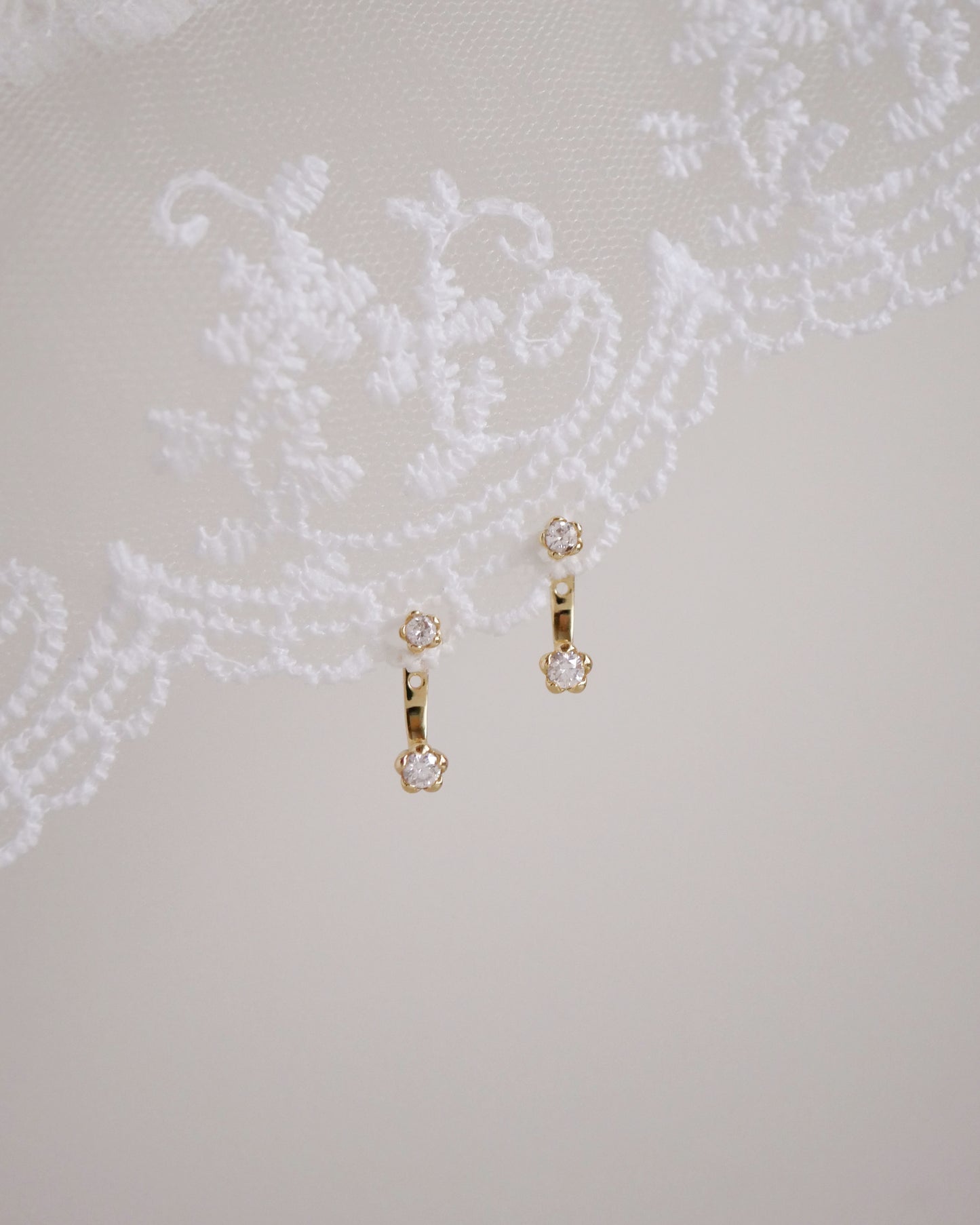 Bloomy Earrings │ 雙花耳環