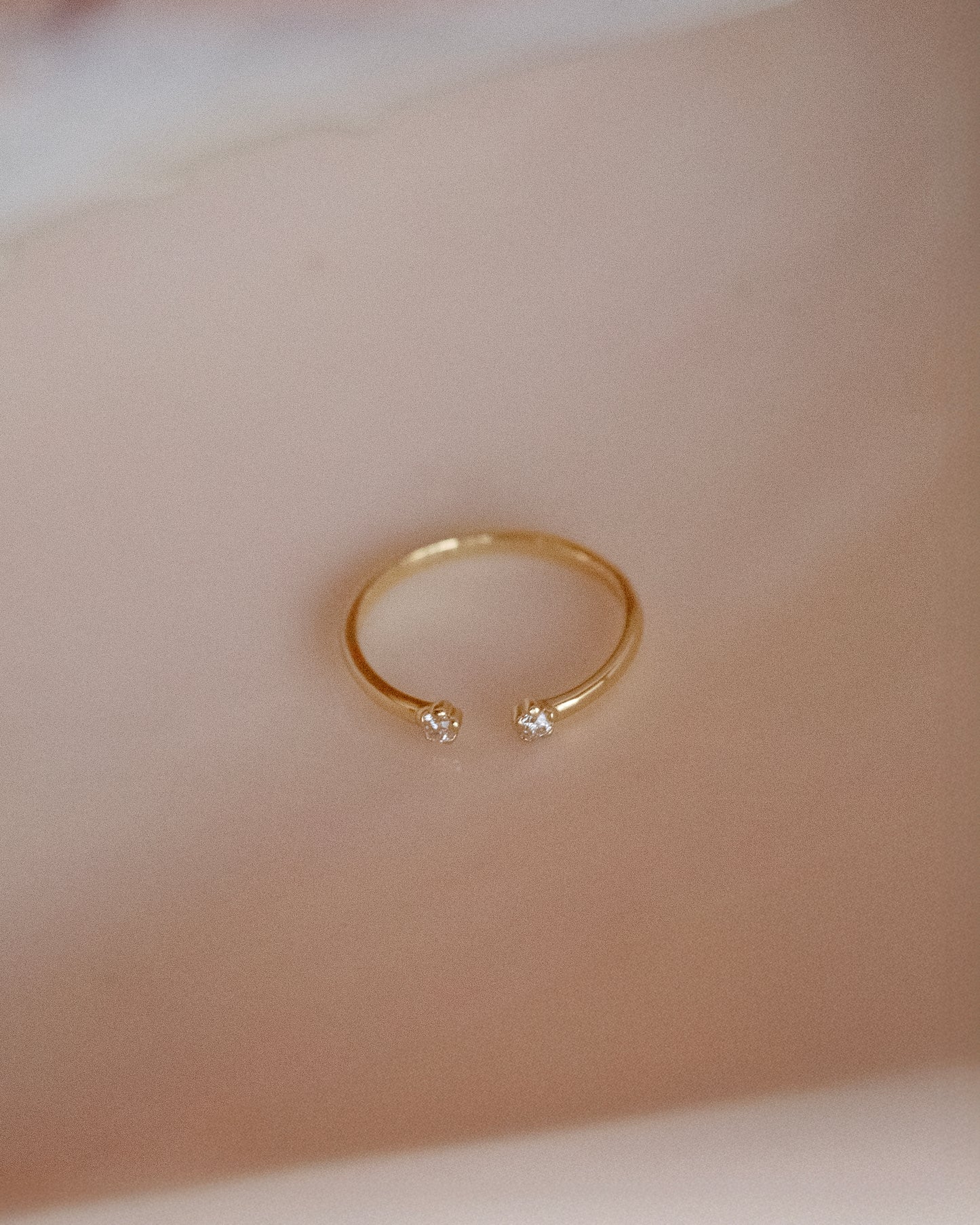 Bloomy Ring │ 雙花開口戒