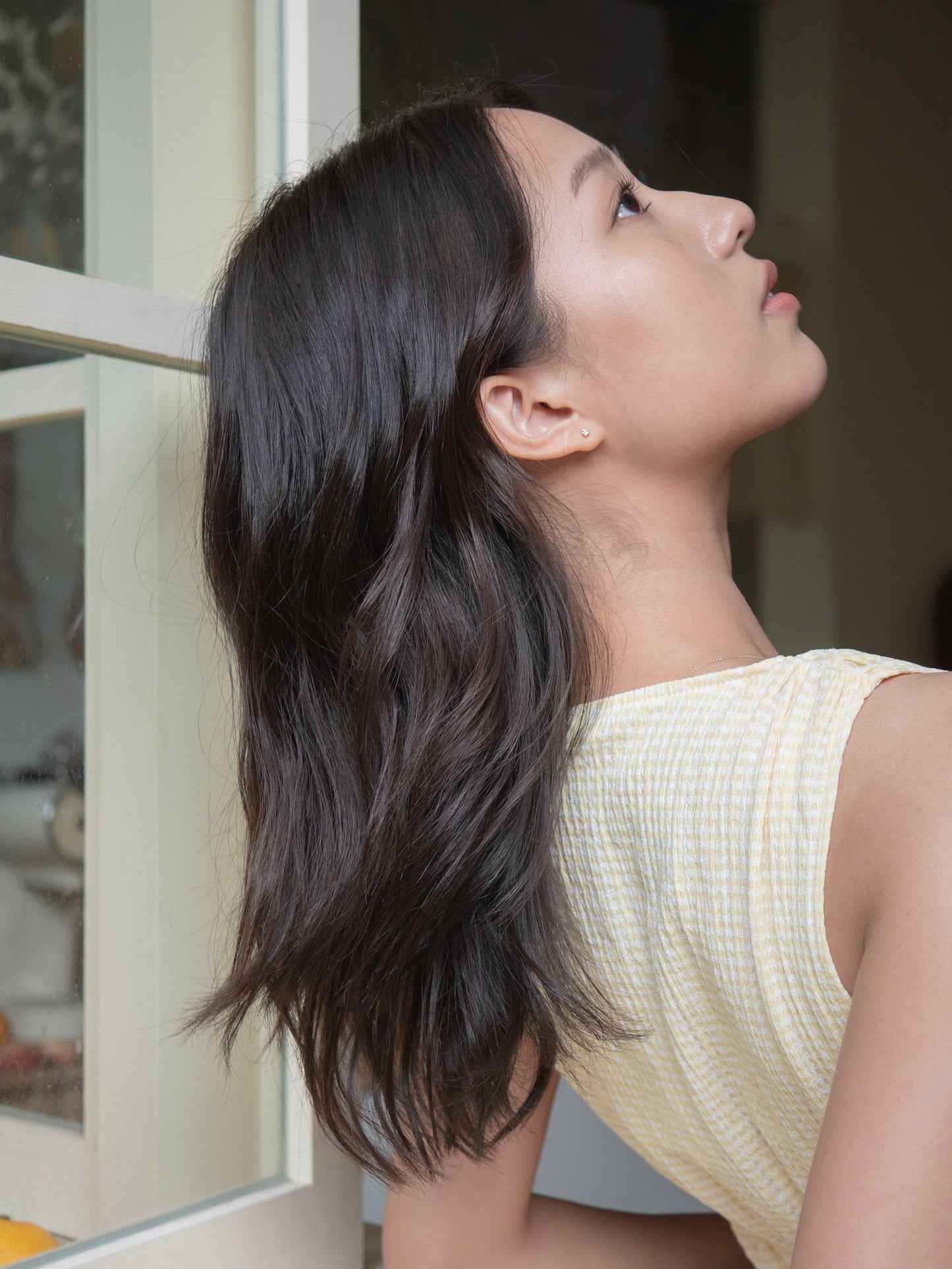 Bloomy Solitaire Earrings │ 10K金 小花耳環