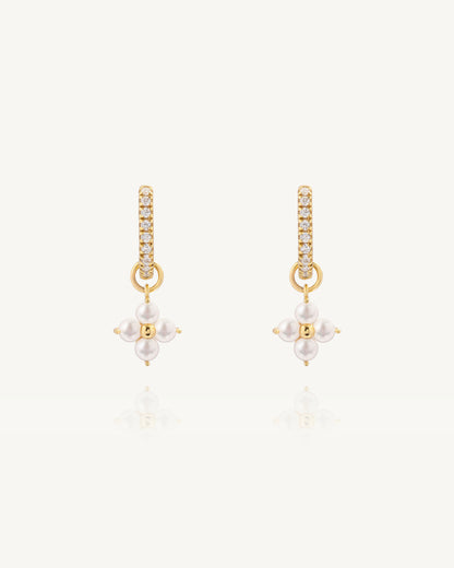 Alba Earrings │ 珍珠花簇 耳環