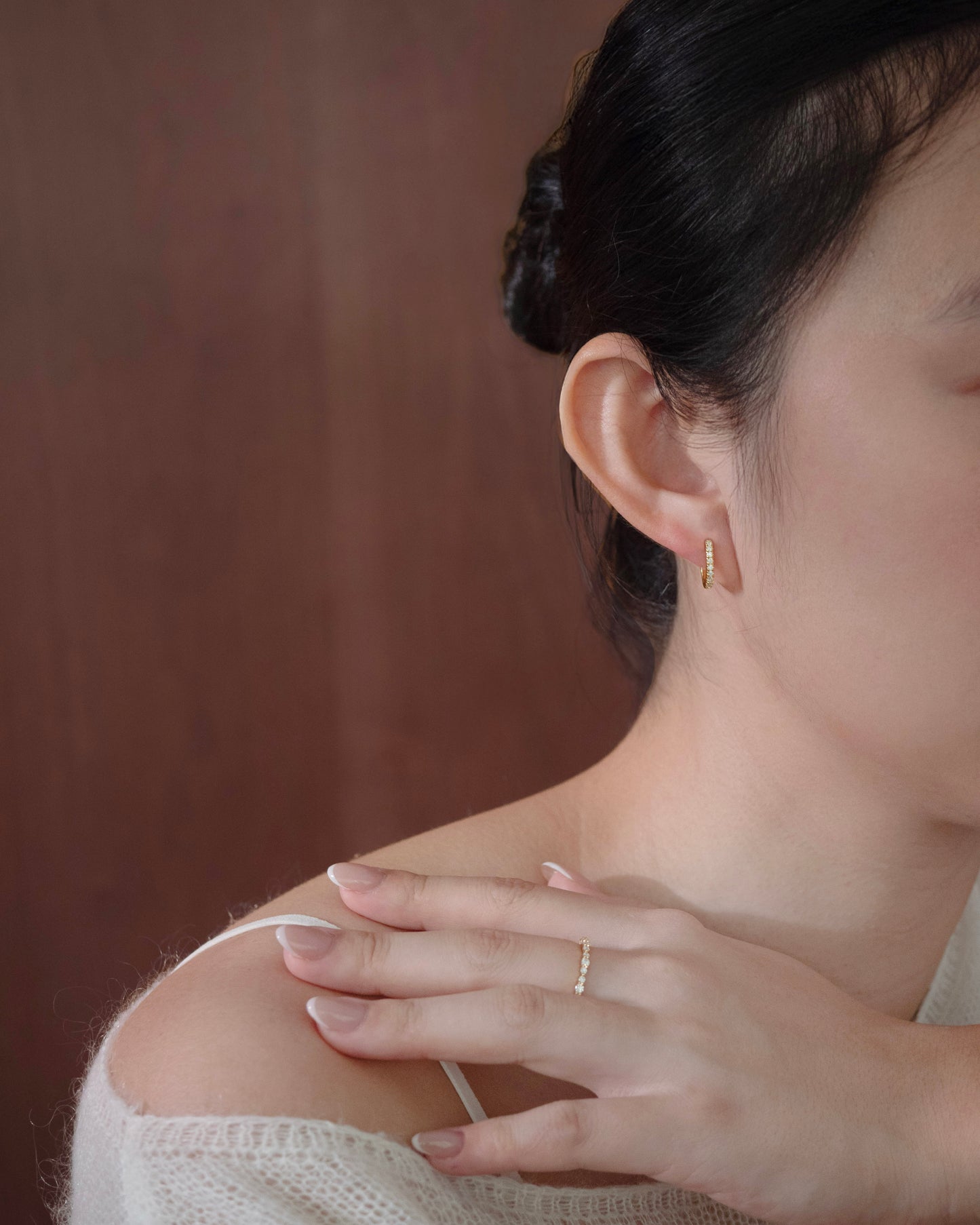 Alba Earrings │ 珍珠花簇 耳環