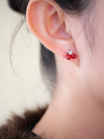 Sweet Cherry Earrings │ 甜櫻 耳環（預購）