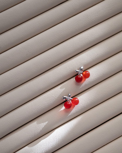 Sweet Cherry Earrings │ 甜櫻 耳環（預購）
