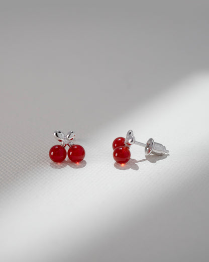Sweet Cherry Earrings │ 甜櫻 耳環（預購）