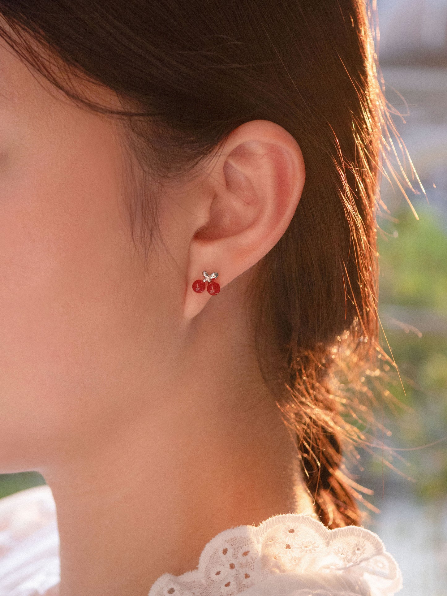 Sweet Cherry Earrings │ 甜櫻 耳環