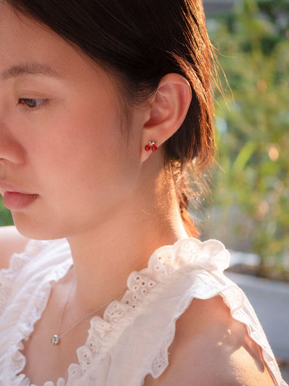 Sweet Cherry Earrings │ 甜櫻 耳環