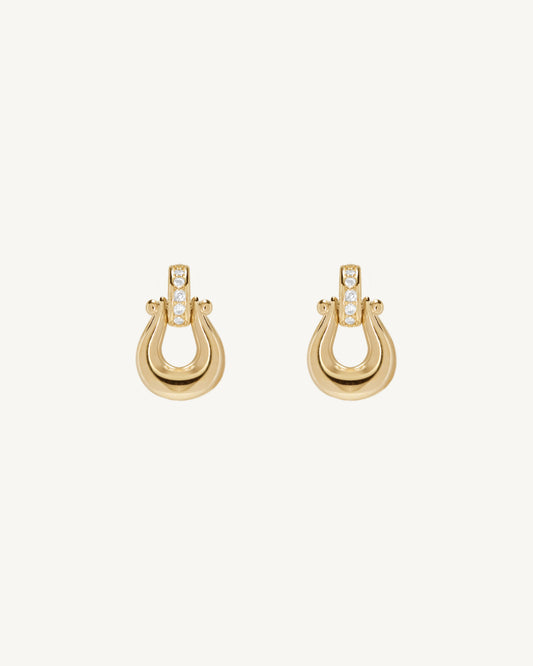 Fortune Earrings │ 馬蹄形耳環