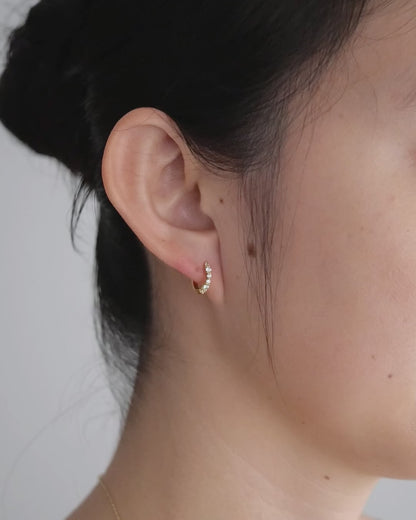 Belle Hoops │ 蕾絲花圈 耳環